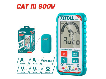 TMT460013, Мультиметр цифровой 600V (напряжние, сопротивление, ток, емкость) ,звуковая и световая си