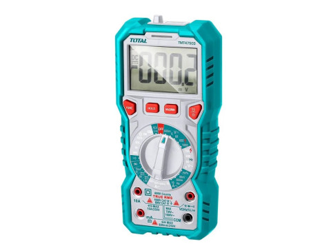 TMT47503, Мультиметр цифровой 600V (напряжние, сопротивление, ток, емкость, температура) TOTAL