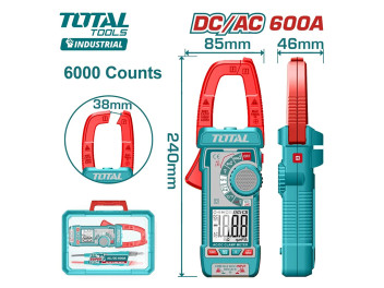 TMT766002, Токоизмерительные клещи,DC/AC 60A/600A,напряжение DC/AC: 600мВ/6В/60В/600В TOTAL
