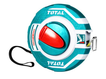 TMT11206, Рулетка геодезическая 20м/12,5мм, стальная лента TOTAL TMT11206, Рулетка геодезическая 20м/12,5мм, стальная лента TOTAL