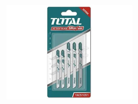TAC51051, Набор пилок для  лобзика  5 шт комбинированный (металл, дерево)   (T111C, T118B, T127D)