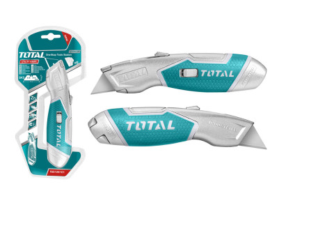 TG5126101, Нож универсальный ТРАПЕЦЕВИДНЫЙ+5 лезвий (61mmx19mm) TOTAL