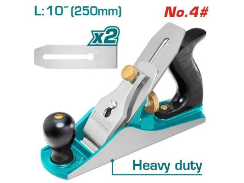 THTP0204, Рубанок металический 250мм TOTAL