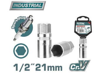 THSPS12216, Головка торцевая 21mm , 1/2' TOTAL