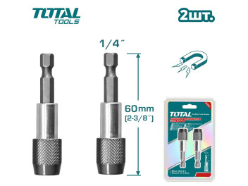 TAC462601, Держатель для бит,2шт./компл,60мм TOTAL