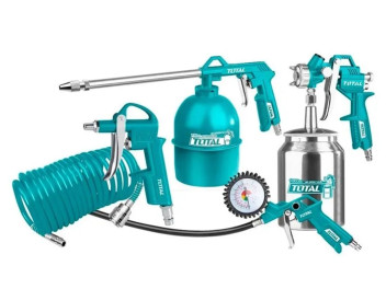 TATK051, Набор пневмоинструментов 5 шт TOTAL