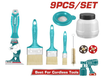 TMGF0702, Набор малярного инструмента, 9шт TOTAL TMGF0702, Набор малярного инструмента, 9шт TOTAL