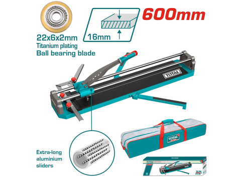 THT576003, Плиткорез,макс. длина резки: 600мм,макс. толщина резки: 16мм,10кг,820X200мм,размер лезвия