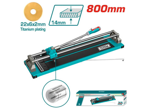 THT578001, Плиткорез,макс. длина резки:800мм,макс. толщина резки:14мм,размер лезвия:22x6x2мм, 11кг,1