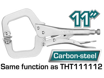 THT111113, Зажим струбцина для сварочных и монтажных работ 275 мм TOTAL THT111113, Зажим струбцина для сварочных и монтажных работ 275 мм TOTAL