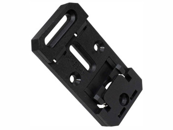 Крепление на DIN-рейку DRG-07B-BLACK, полиамид, черный, RUICHI