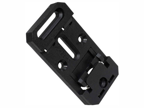 Крепление на DIN-рейку DRG-07B-BLACK, полиамид, черный, RUICHI