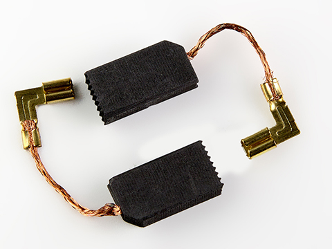 Эл. щетка 5,0х 9,0х17,0 поводок клемма-мама для Интерскол ДУ-13/750 (2 шт.)